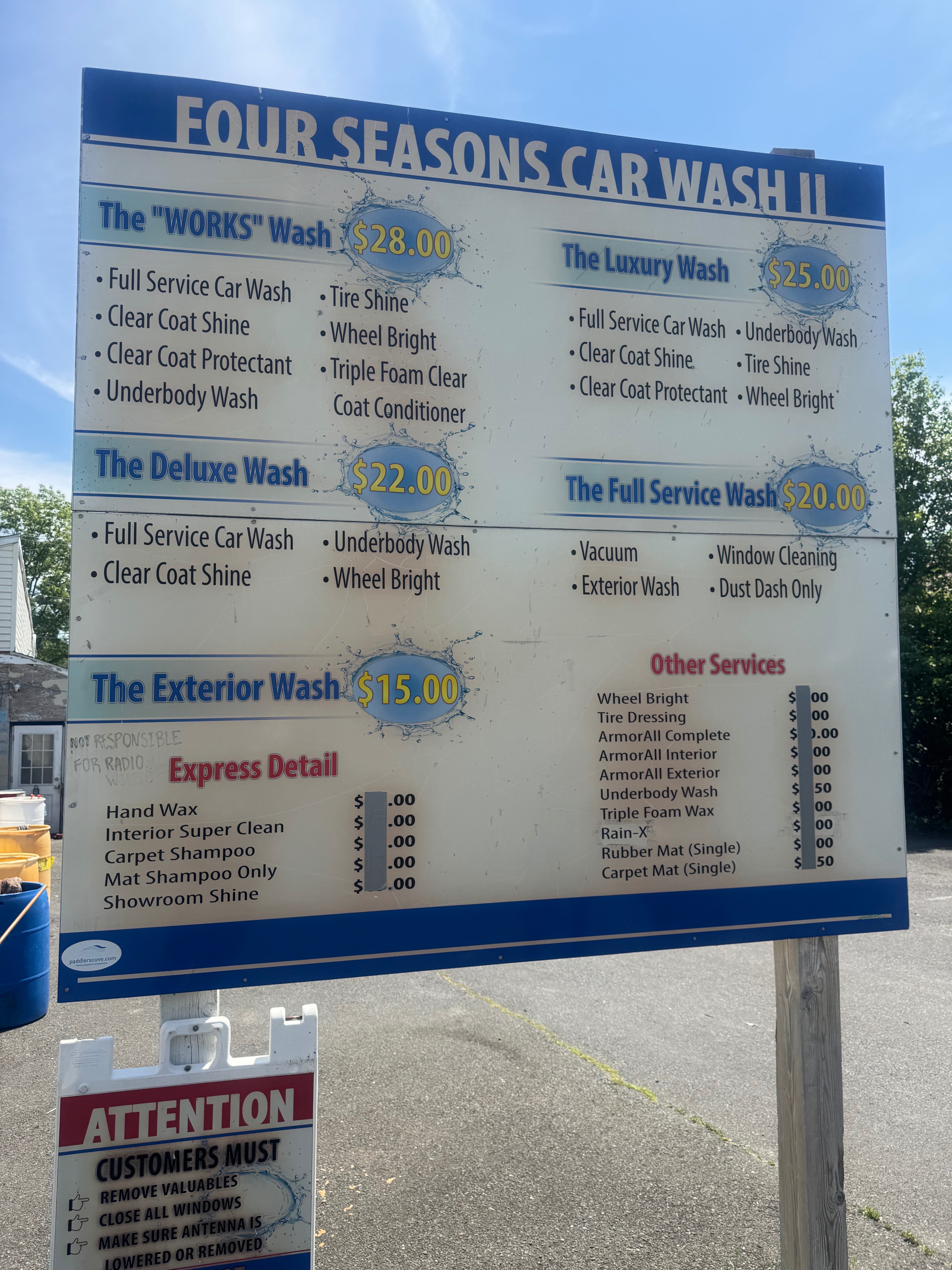 Service pricing and packages